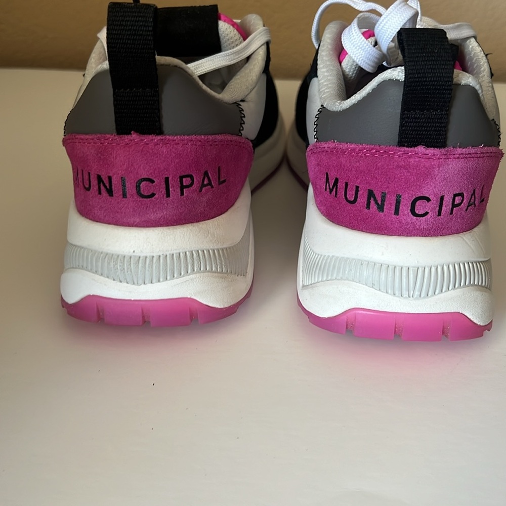 Municipal Origin Shoe-Cement Magenta Black-Unisex M8-8.5 EU42-worn twice - Picture 5 of 8